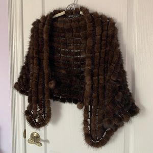 Mink Fur Shawl